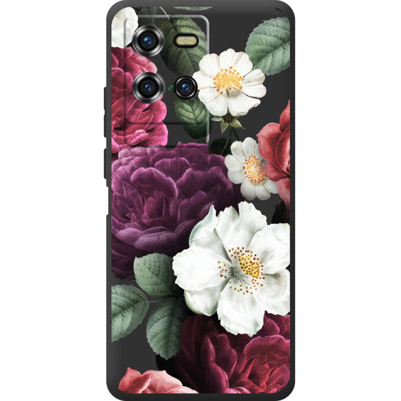 Прозорий чохол BoxFace Oukitel WP50 Floral Dark Dreams