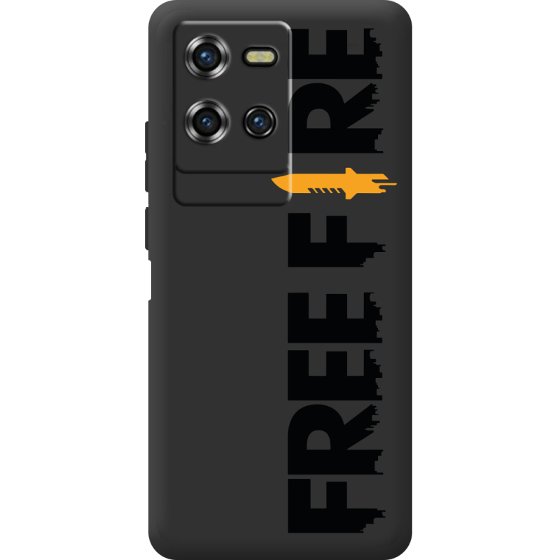Прозорий чохол BoxFace Oukitel WP50 Free Fire Black Logo