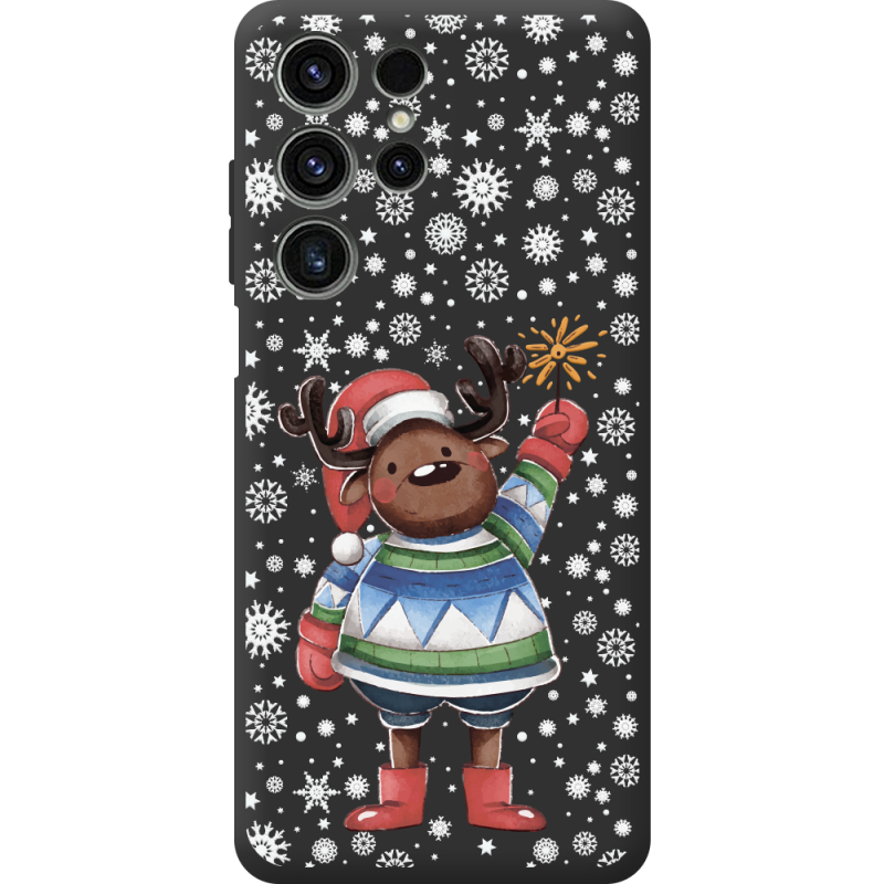 Прозорий чохол BoxFace Oukitel C1 Christmas Deer with Snow