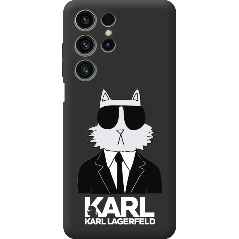 Чорний чохол BoxFace Oukitel C1 Cat in Black