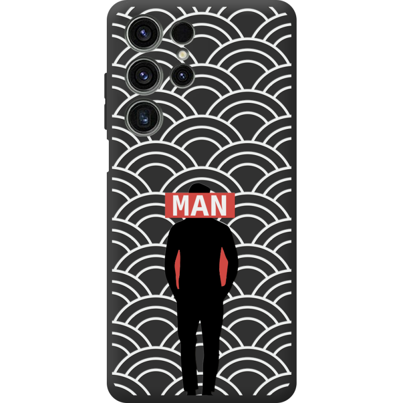 Чорний чохол BoxFace Oukitel C1 Man Pattern