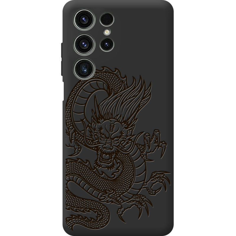 Чорний чохол BoxFace Oukitel C1 Chinese Dragon