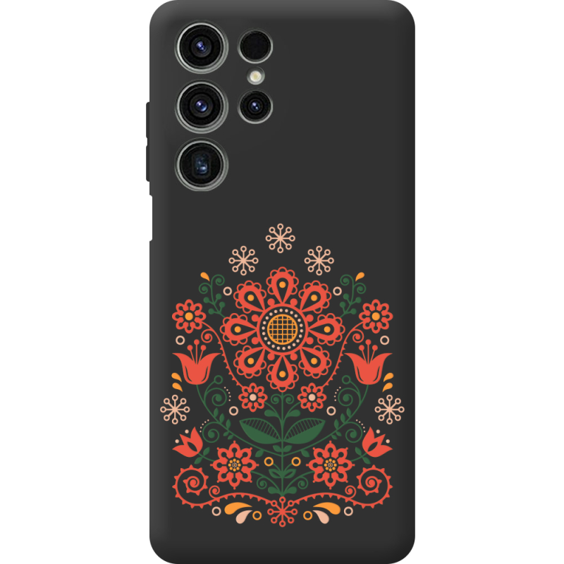 Чорний чохол BoxFace Oukitel C1 Ukrainian Ornament