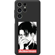 Чорний чохол BoxFace Oukitel C1 Attack On Titan - Ackerman
