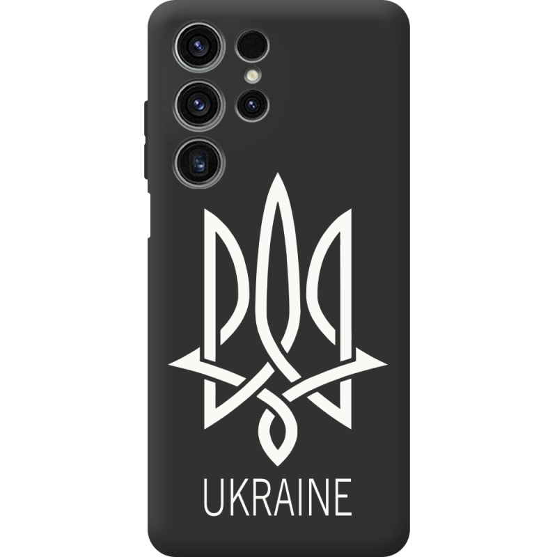 Чорний чохол BoxFace Oukitel C1 Тризуб монограмма ukraine