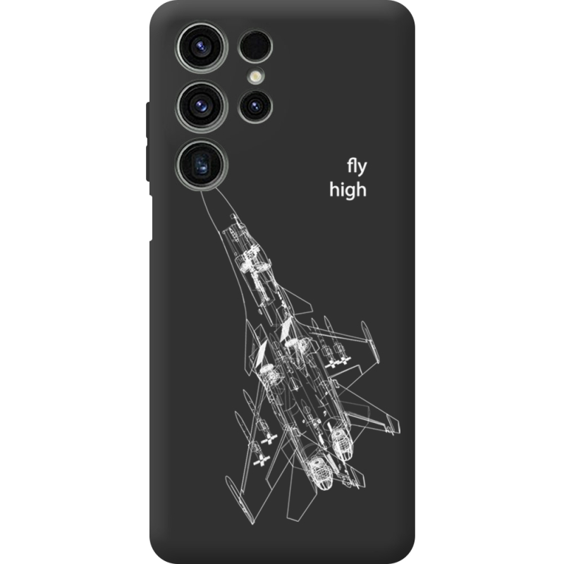 Чорний чохол BoxFace Oukitel C1 Військовий літак