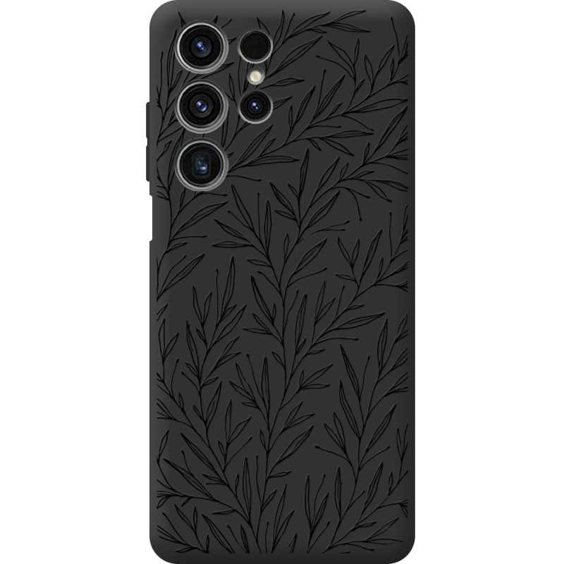 Чорний чохол BoxFace Oukitel C1 Leaves