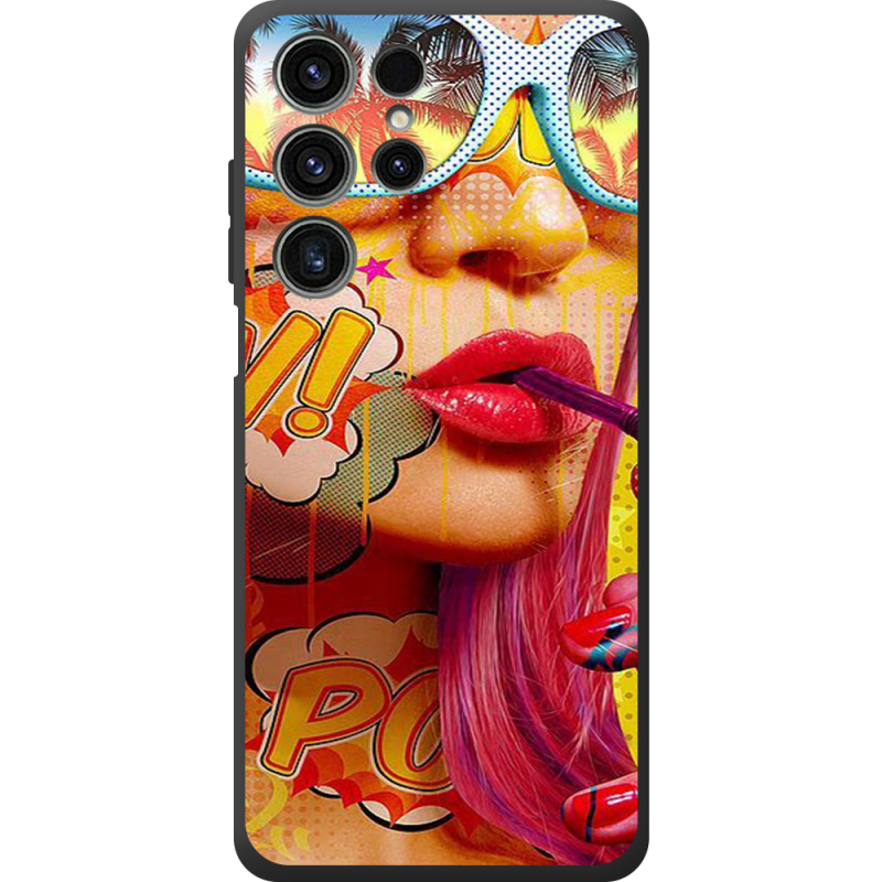 Чохол BoxFace Oukitel C1 Pro Yellow Girl Pop Art
