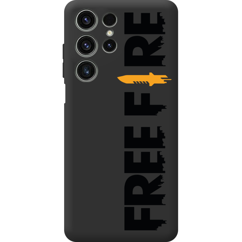 Прозорий чохол BoxFace Oukitel C1 Pro Free Fire Black Logo