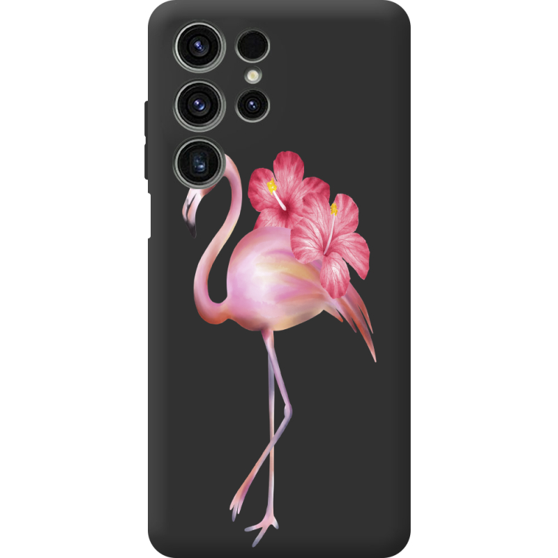 Прозорий чохол BoxFace Oukitel C1 Pro Floral Flamingo
