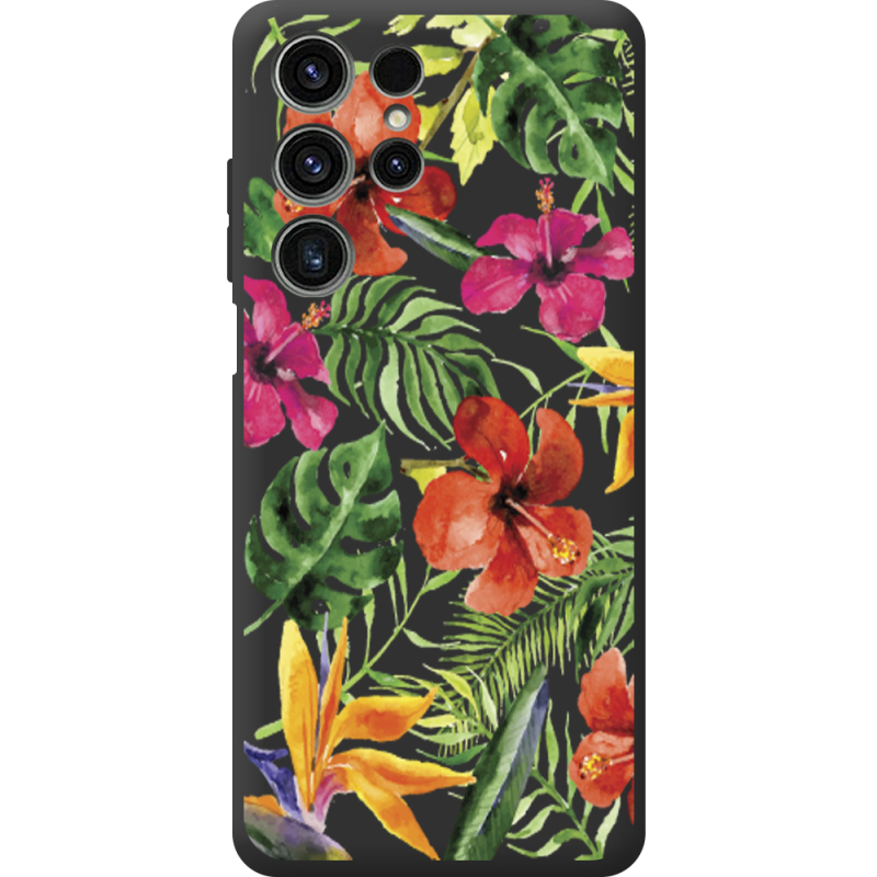 Прозорий чохол BoxFace Oukitel C1 Pro Tropical Flowers
