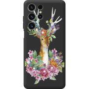 Чохол зі стразами Oukitel C1 Pro Deer with flowers