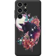 Чохол зі стразами Oukitel C1 Pro Cat in Flowers
