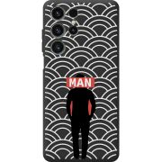 Чорний чохол BoxFace Oukitel C1 Pro Man Pattern