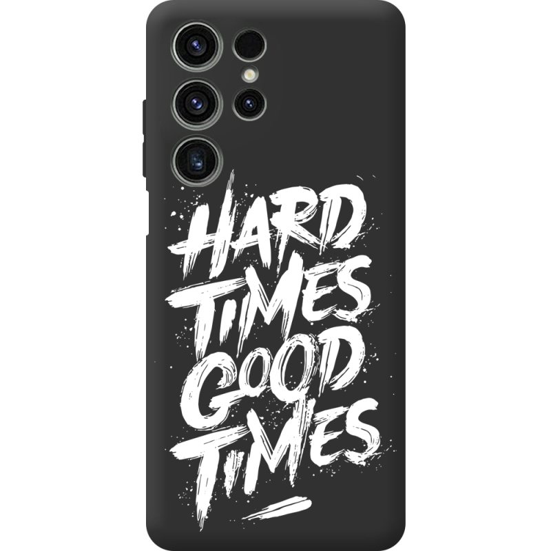 Чорний чохол BoxFace Oukitel C1 Pro Hard Times Good Times