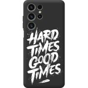 Чорний чохол BoxFace Oukitel C1 Pro Hard Times Good Times