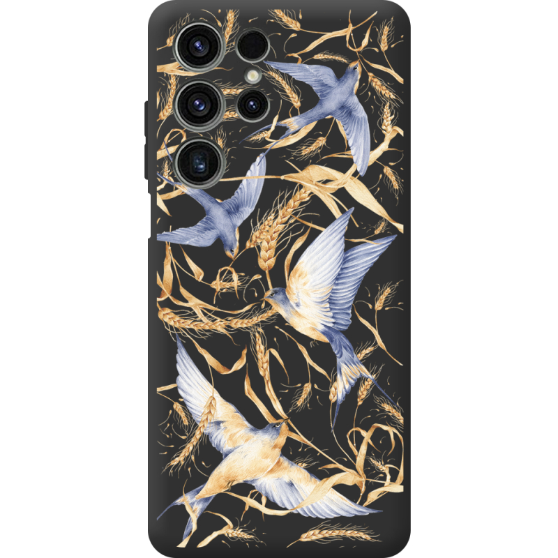 Чорний чохол BoxFace Oukitel C1 Pro Ластівки