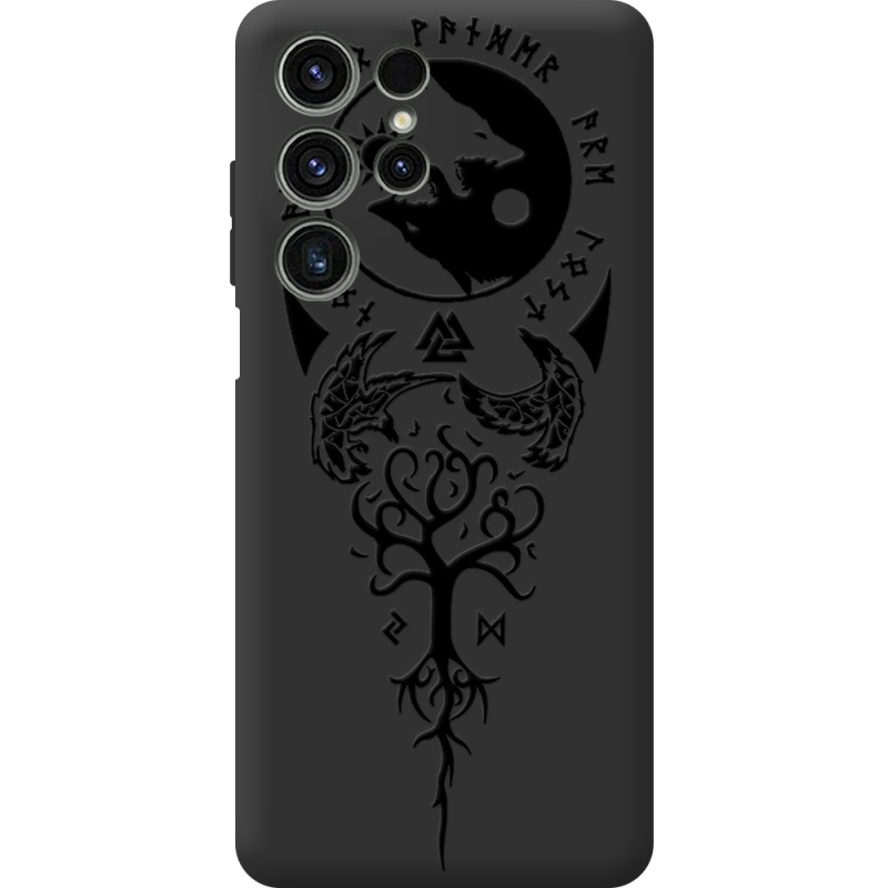 Чорний чохол BoxFace Oukitel C1 Pro Hugin and Munin