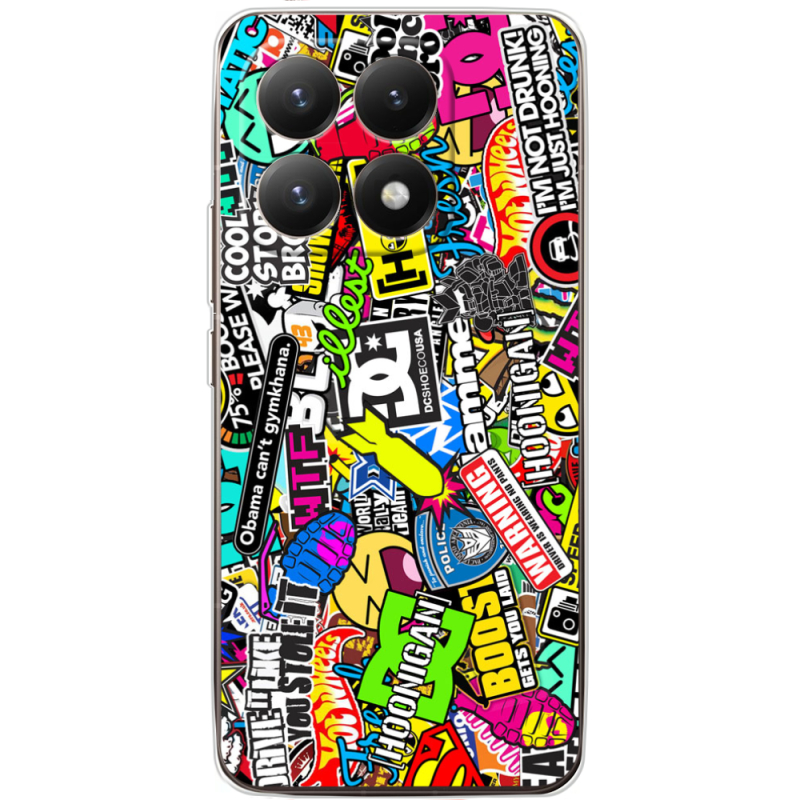 Чохол BoxFace Xiaomi 15T Multicolored Inscriptions