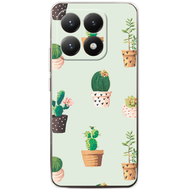 Чохол BoxFace Xiaomi 15T L-green Cacti