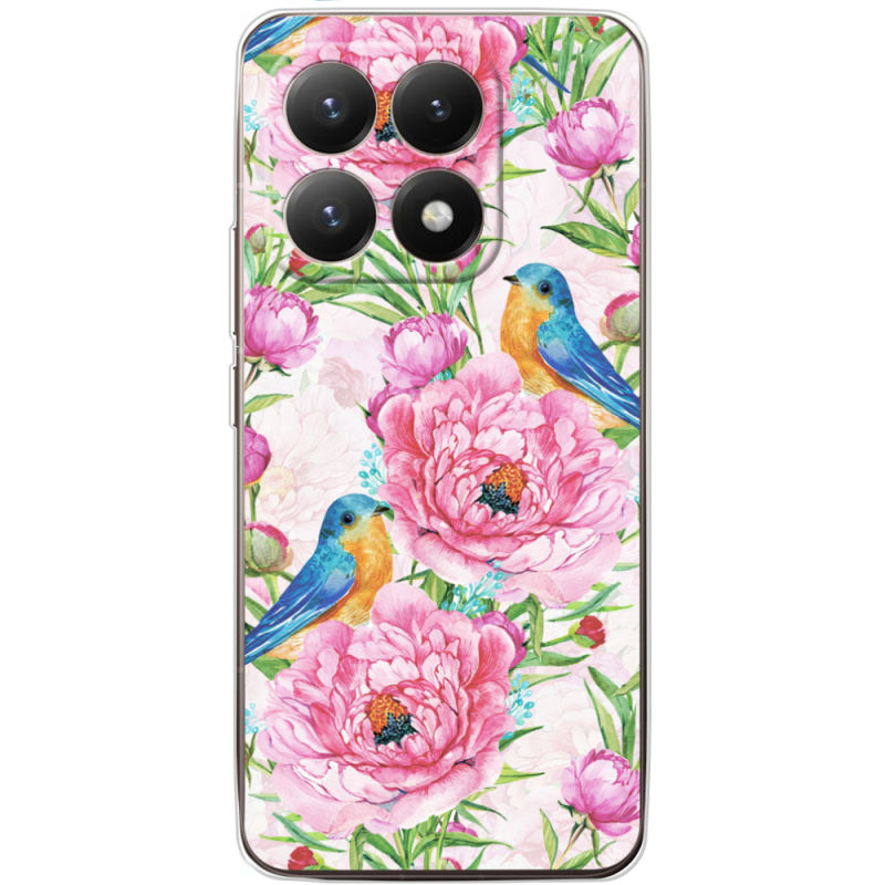 Чохол BoxFace Xiaomi 15T Birds and Flowers