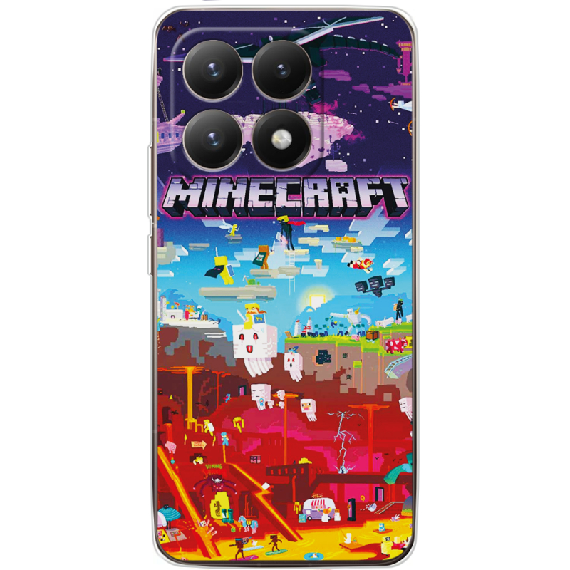 Чохол BoxFace Xiaomi 15T Minecraft World Beyond