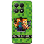 Чохол BoxFace Xiaomi 15T Майнкрафт Стів і Алекс