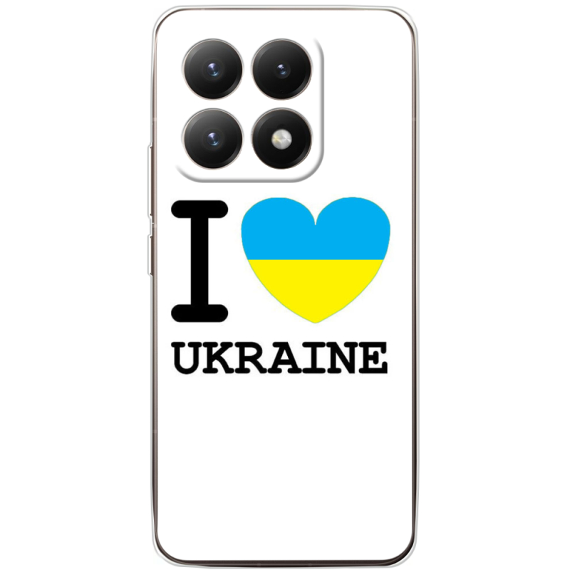 Чохол BoxFace Xiaomi 15T I love Ukraine