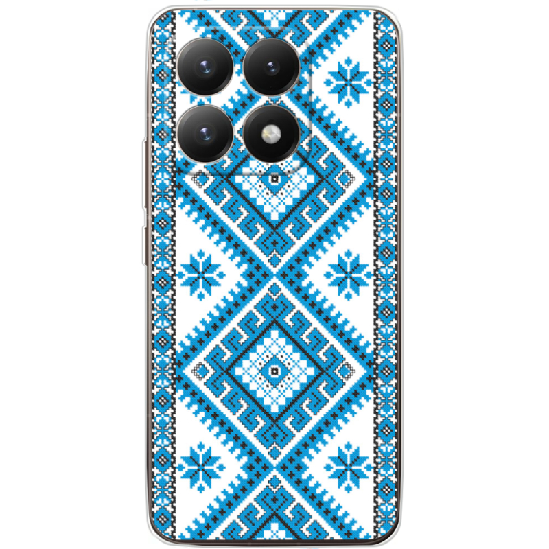 Чохол BoxFace Xiaomi 15T Блакитний Орнамент