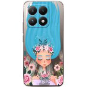 Прозорий чохол BoxFace Xiaomi 15T Blue Hair