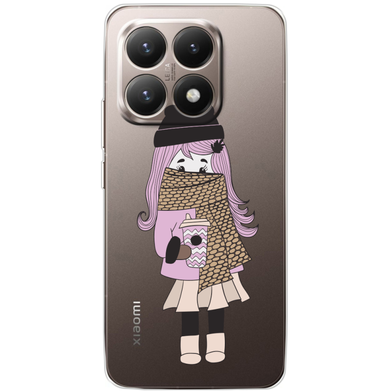 Прозорий чохол BoxFace Xiaomi 15T Winter Morning Girl