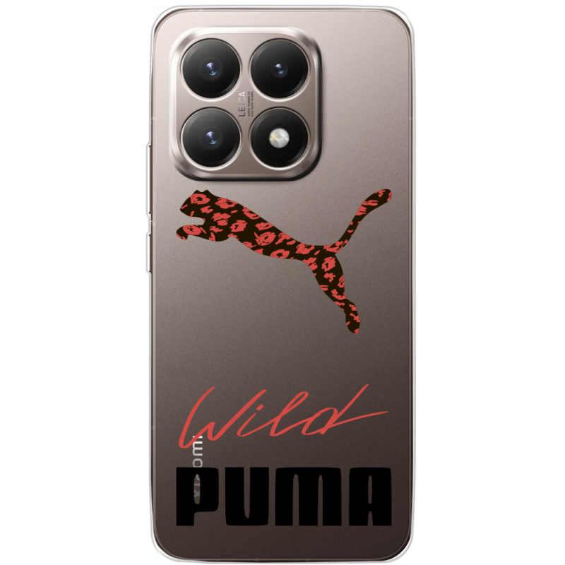 Прозорий чохол BoxFace Xiaomi 15T Wild Cat