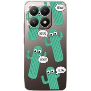 Прозорий чохол BoxFace Xiaomi 15T с 3D-глазками HIYA