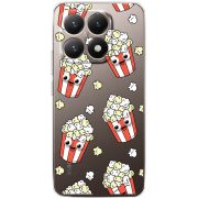 Прозорий чохол BoxFace Xiaomi 15T с 3D-глазками Popcorn