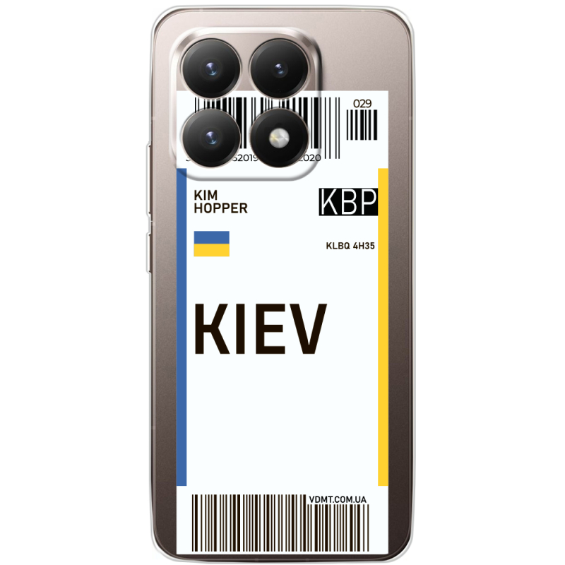 Прозорий чохол BoxFace Xiaomi 15T Ticket Kiev