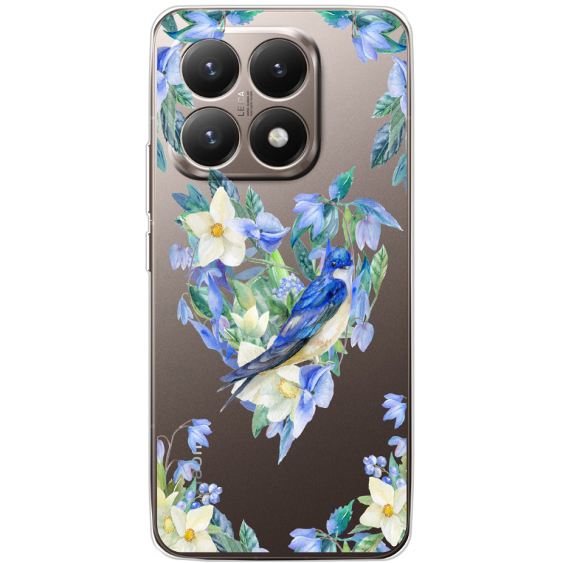 Прозорий чохол BoxFace Xiaomi 15T Spring Bird
