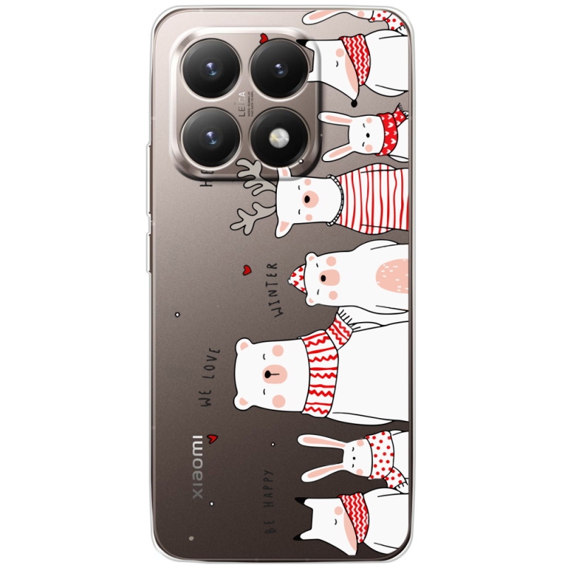 Прозорий чохол BoxFace Xiaomi 15T The Friendly Beasts