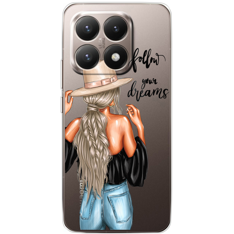 Прозорий чохол BoxFace Xiaomi 15T Follow Your Dreams