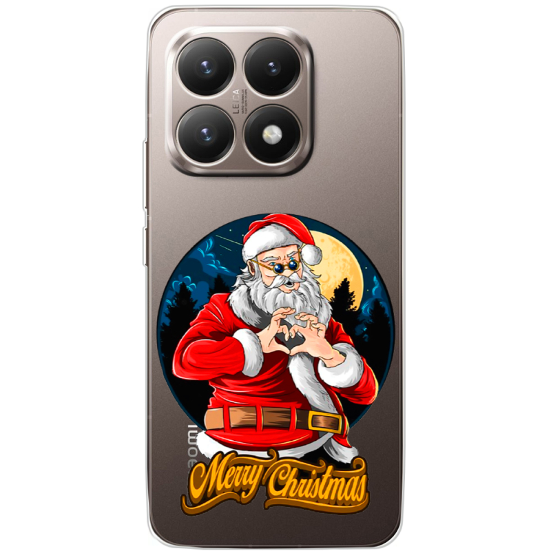 Прозорий чохол BoxFace Xiaomi 15T Cool Santa