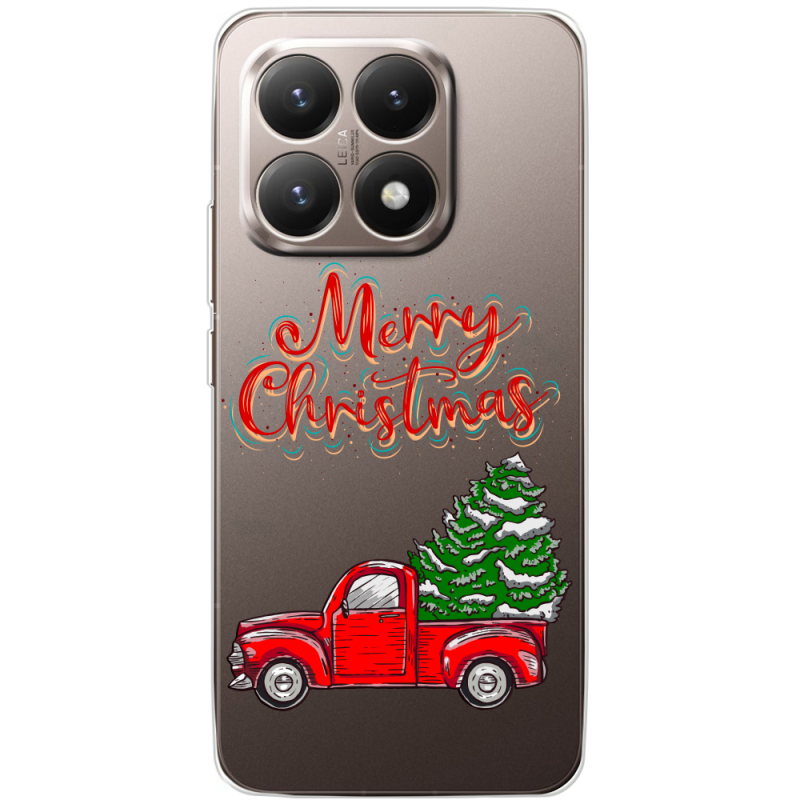 Прозорий чохол BoxFace Xiaomi 15T Holiday Car