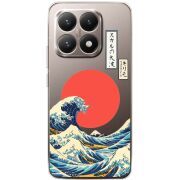 Прозорий чохол BoxFace Xiaomi 15T Большая волна в Канагаве