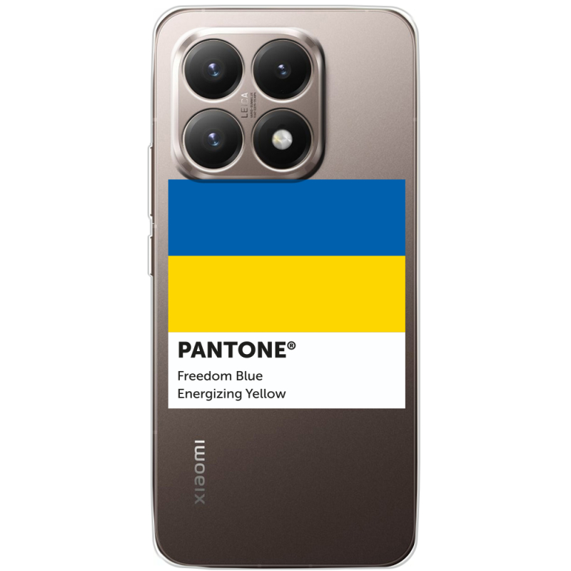 Прозорий чохол BoxFace Xiaomi 15T Pantone вільний синій