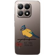 Прозорий чохол BoxFace Xiaomi 15T Синиця і калина