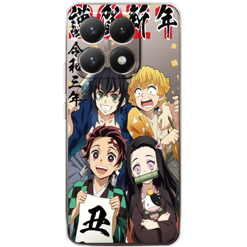 Прозорий чохол BoxFace Xiaomi 15T Незуко та друзі