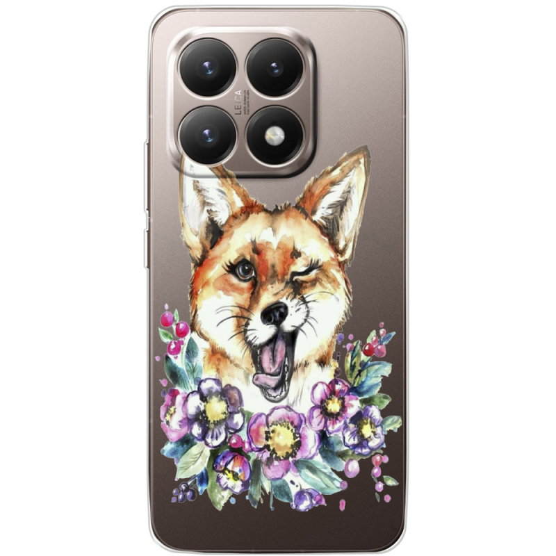 Прозорий чохол BoxFace Xiaomi 15T Winking Fox