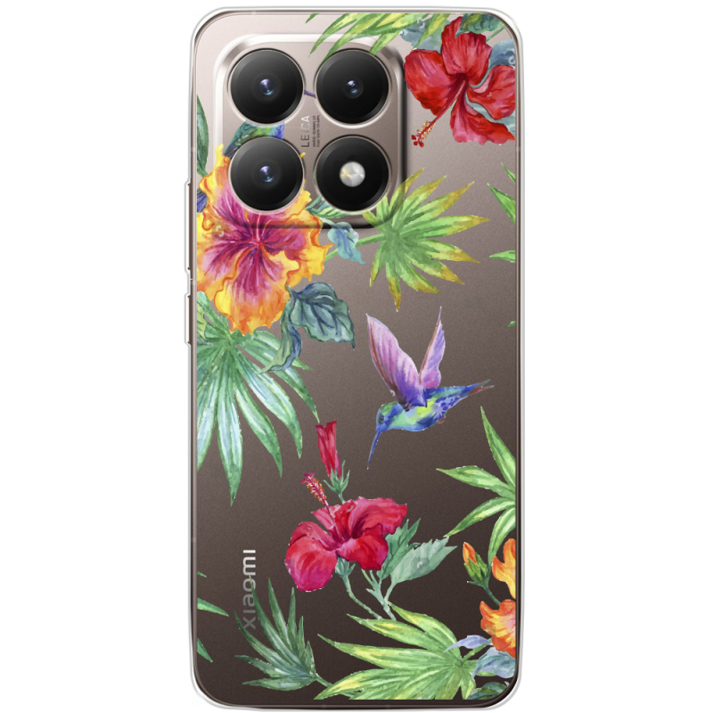 Прозорий чохол BoxFace Xiaomi 15T Tropical