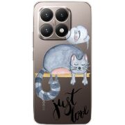 Прозорий чохол BoxFace Xiaomi 15T Just Love