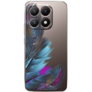 Прозорий чохол BoxFace Xiaomi 15T Feathers