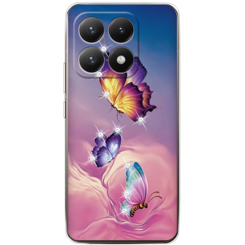 Чохол зі стразами Xiaomi 15T Butterflies