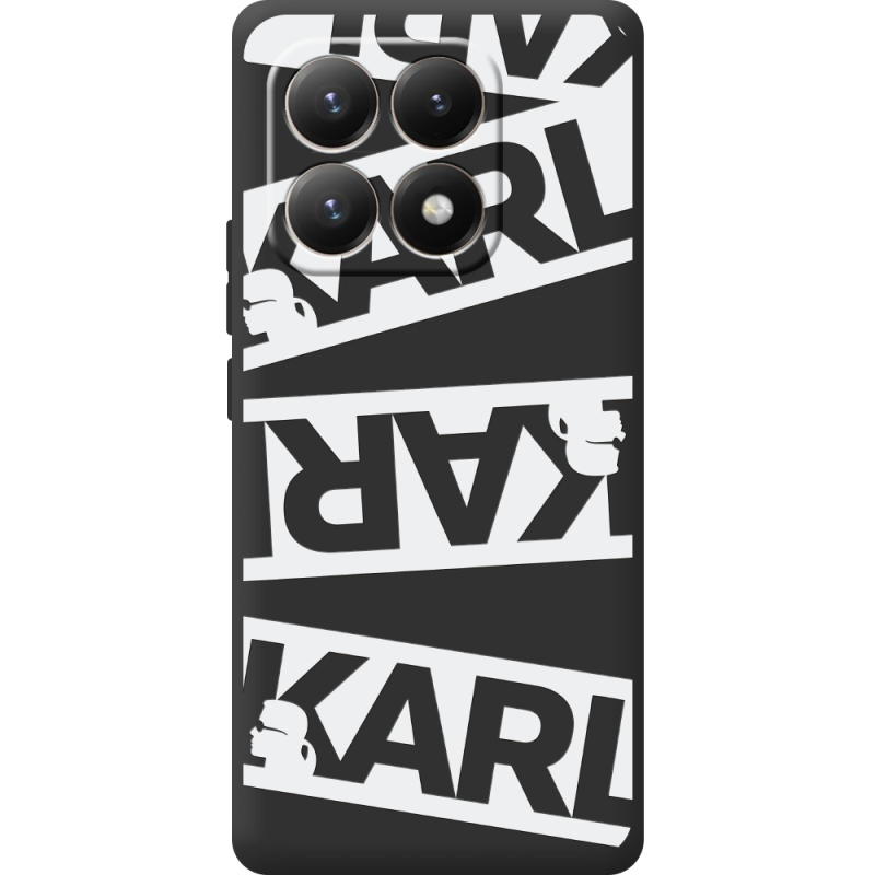 Чорний чохол BoxFace Xiaomi 15T White Karl